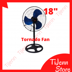 Premium 18" Tornado Stand Fan Kipas Angin Tornado 18 inch Besi Tegak Metal Body 3 Speed Standar SNI